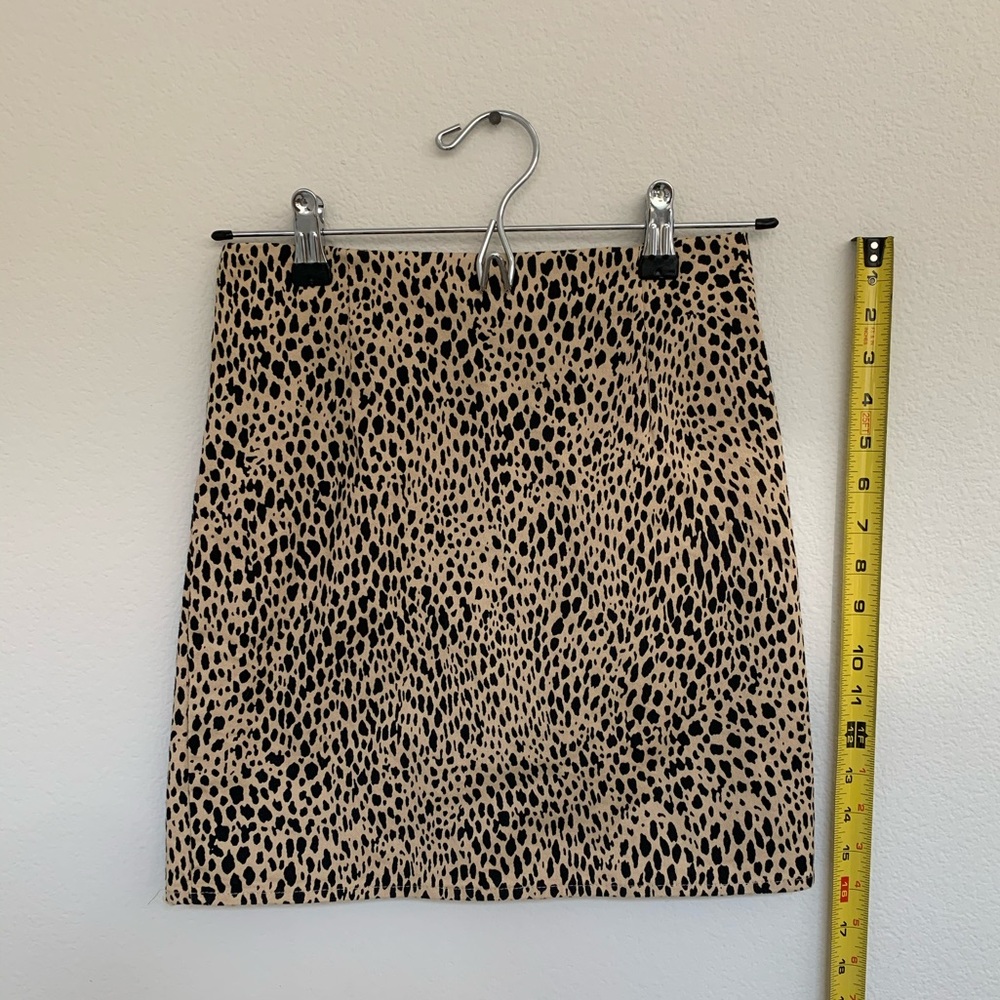 Brandy Melville Leopard Skirt NEW